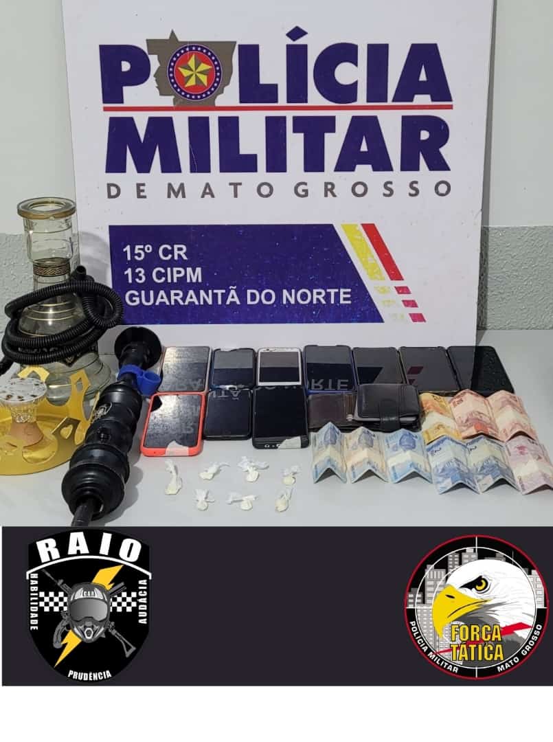 EM Guarantã do Norte PM interrompe festa organizada por facção criminosa