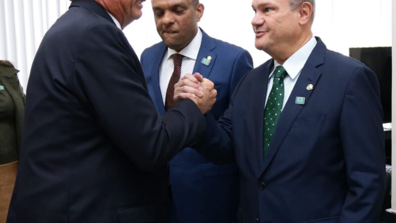 Bolsonaro confirma apoio a Wellington Fagundes ao Senado