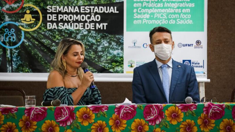 Cerca de 500 pessoas participam da Semana Estadual de Promoção da Saúde de Mato Grosso