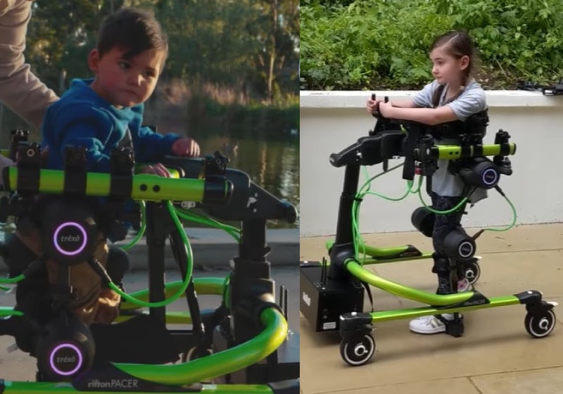 Exoesqueleto permite que crianças paraplégicas andem pela 1ª vez