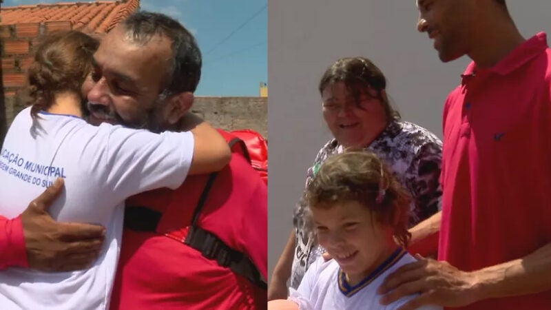 Pais de menina que queria comprar pizza fiado agradecem doações