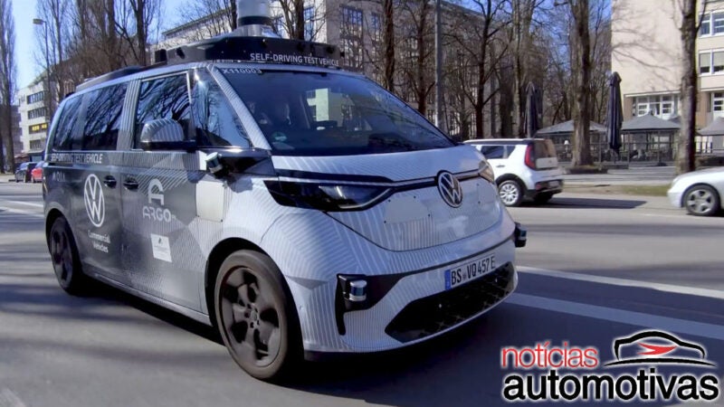 Volkswagen ID Buzz autônoma inicia testes na Alemanha