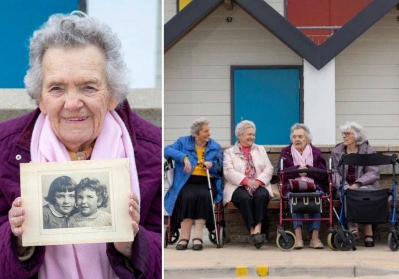 Vovós que se conheceram na escola mantêm amizade após 87 anos