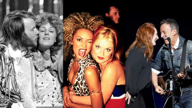 Colegas de banda que se envolveram romanticamente