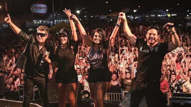 Calcinha Preta diz que pomba em show foi ‘surpresa por parte de fã’