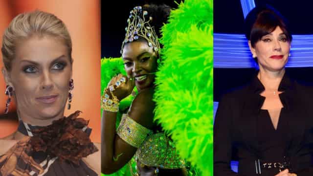 Caíram, mas (quase sempre) com classe! Os maiores tombos das famosas em desfiles de Carnaval!