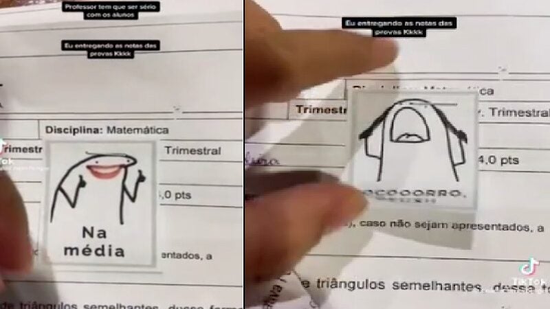 Professora que dá notas com a trend flork, diverte e viraliza no TikTok [vídeo]