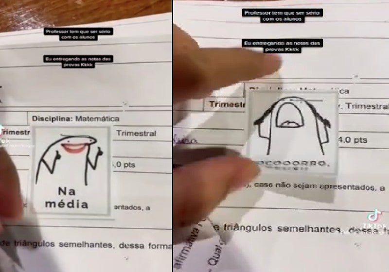 Professora que dá notas com a trend flork, diverte e viraliza no TikTok [vídeo]