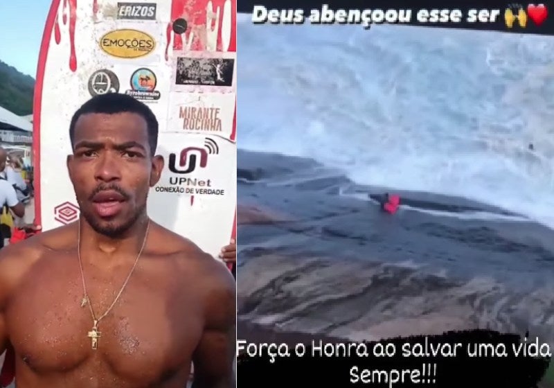 Surfista da Rocinha que salvou salva-vidas poderá receber medalha Tiradentes