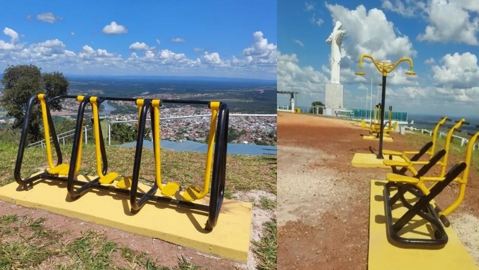 Parque Estadual da Serra Azul instala academia ao ar livre para visitantes