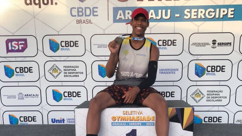 Peixotense Gilvan Costa embarga para França para disputa do Mundial Gymnasíade