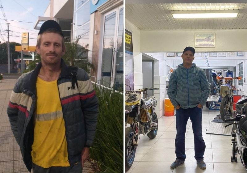 Mecânico conserta de graça moto de gari que caminhava 5 h por dia para ir trabalhar