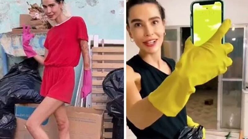 Modelo brasileira faz faxina na casa de pessoas com depressão e viraliza