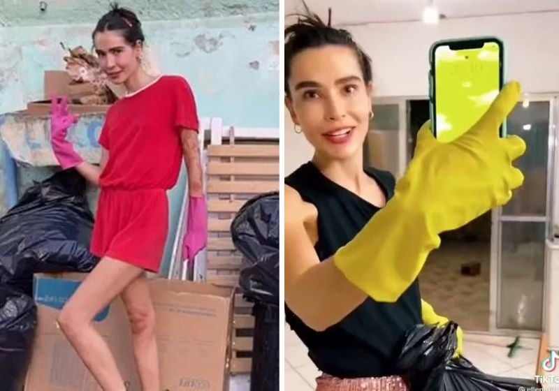 Modelo brasileira faz faxina na casa de pessoas com depressão e viraliza