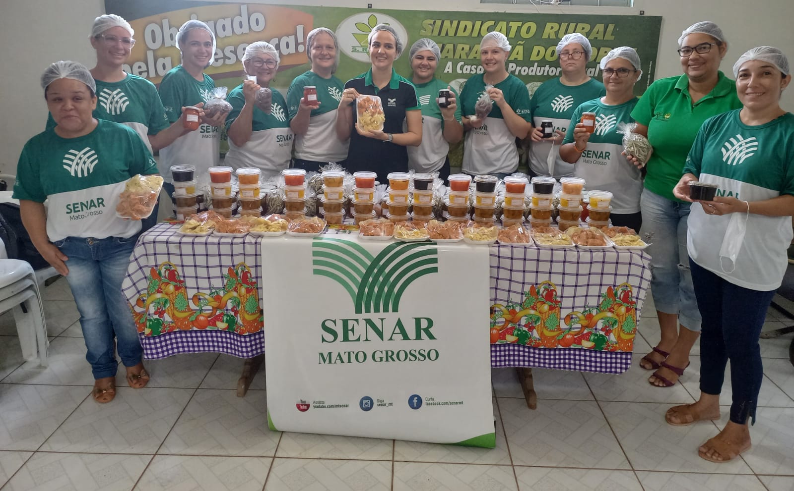 Sindicato Rural de Guarantã do Norte e Senar realizaram o curso de Produção artesanal de conservas de frutas