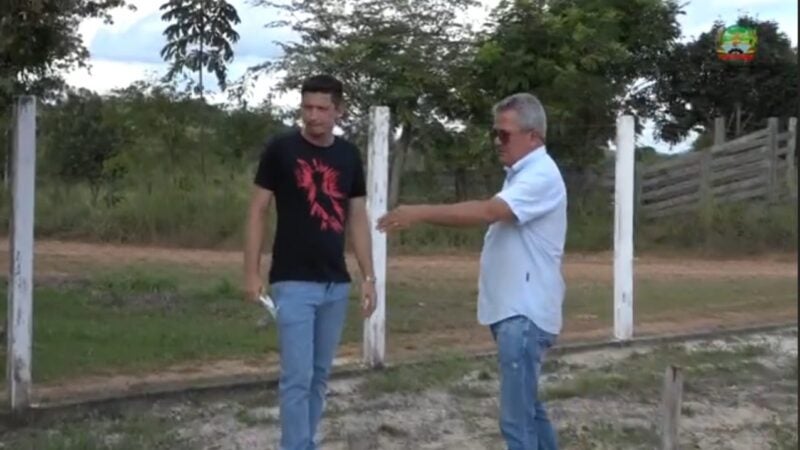 Vereador Zilmar visita obras em escola da zona rural de Guarantã do Norte