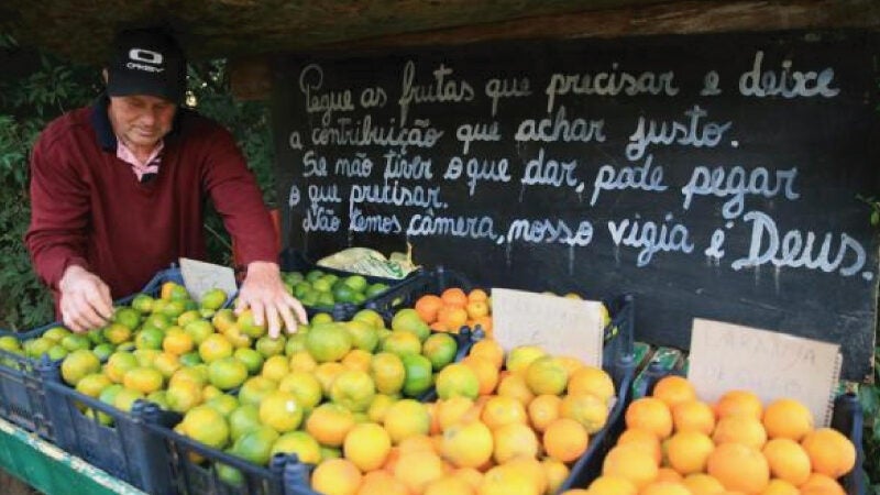 ‘Pague quanto puder’: banca solidária de alimentos inspira honestidade