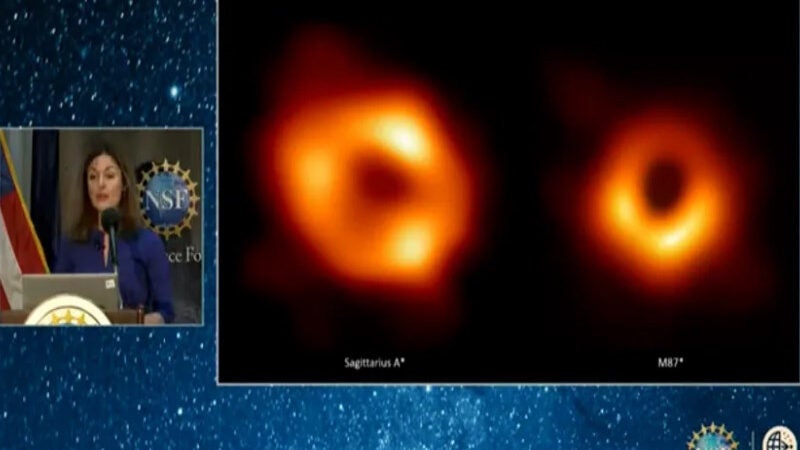 Cientistas revelam foto inédita de buraco negro no centro da Via Láctea