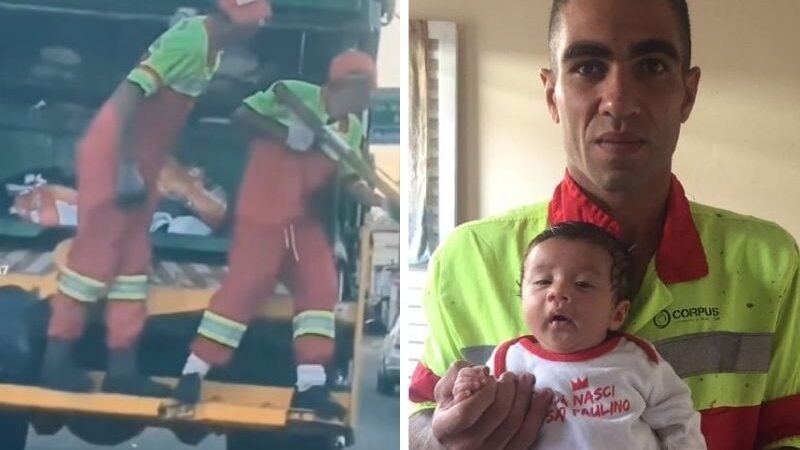 Coletor de lixo demitido após vídeo viralizar ganha apoio de internautas