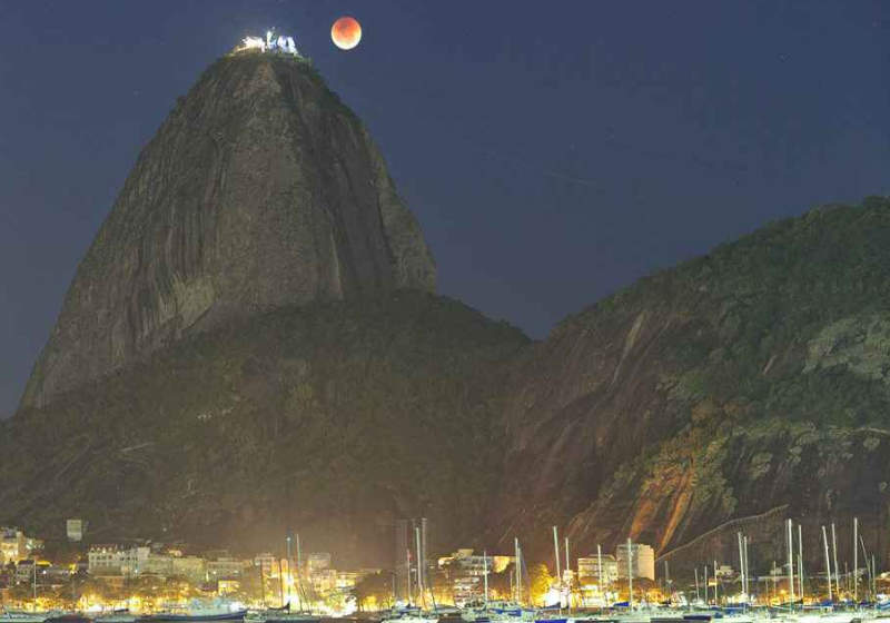 Eclipse total com Lua de Sangue será transmitido pela NASA