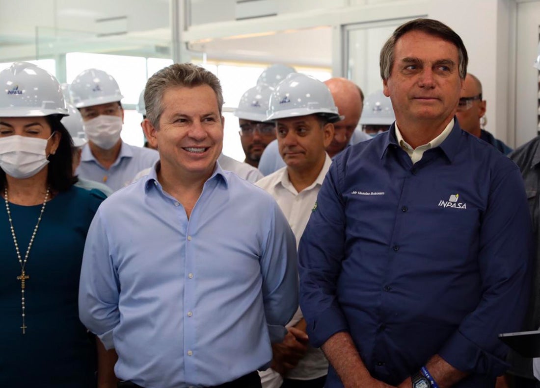 Folha de São Paulo: acordo com Bolsonaro torna Mauro Mendes favorito na disputa à reeleição