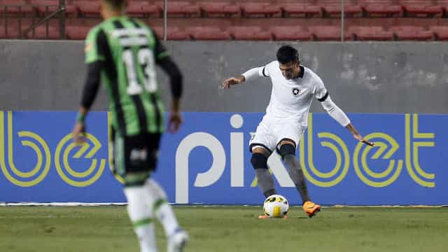 Botafogo marca no fim, arranca empate diante do América-MG e segue no G4