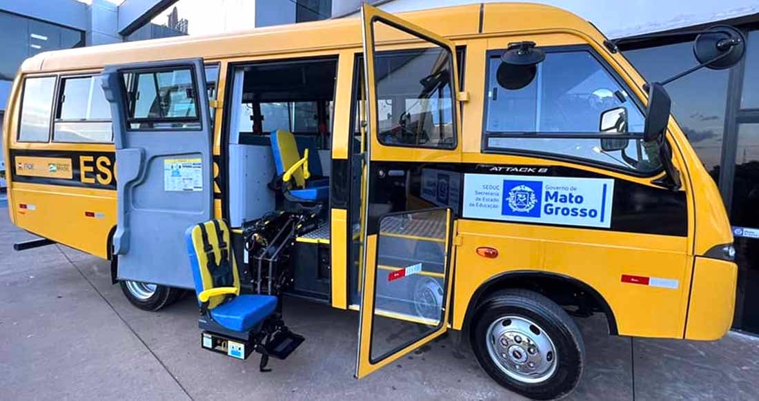 Lucas do Rio Verde recebe do Estado mais dois ônibus escolares