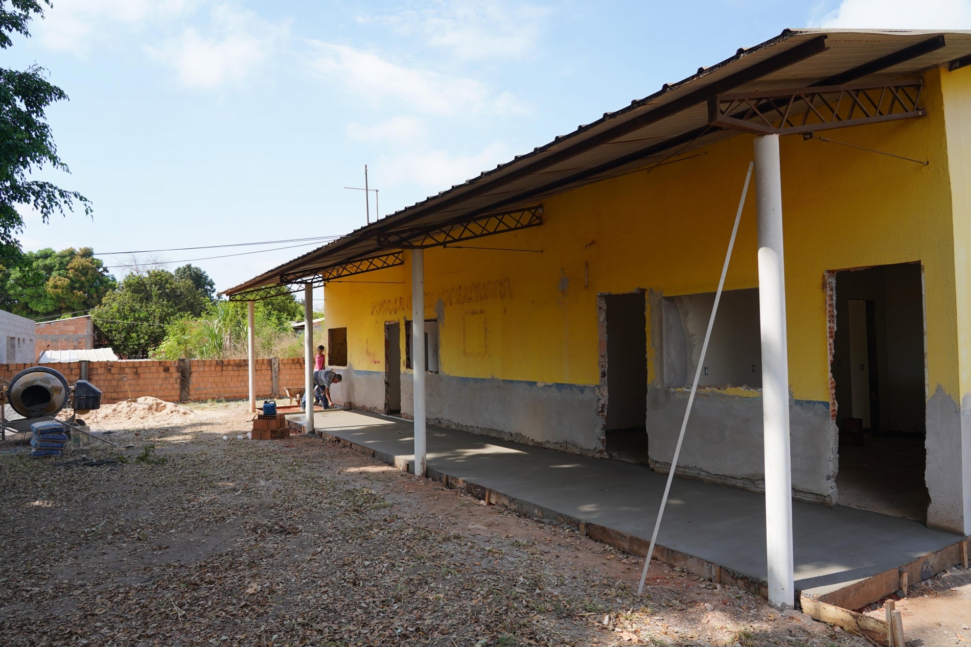 Iniciada reforma para reativar PSF de comunidade em Lucas do Rio Verde