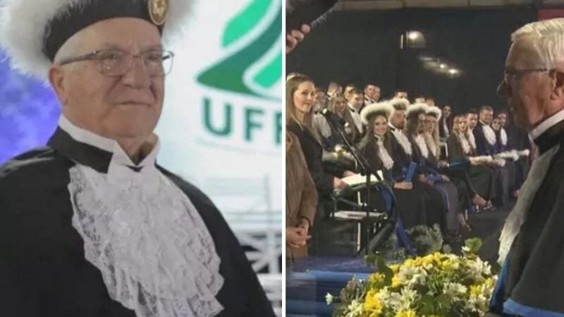 Agricultor realiza sonho e se forma em Agronomia aos 74 anos no RS