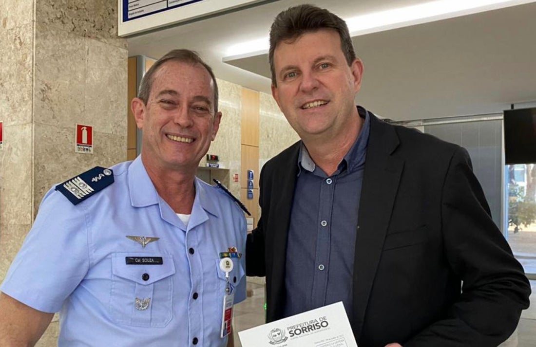 Prefeito reitera no ministério da Defesa articulação para Sorriso ter base da FAB
