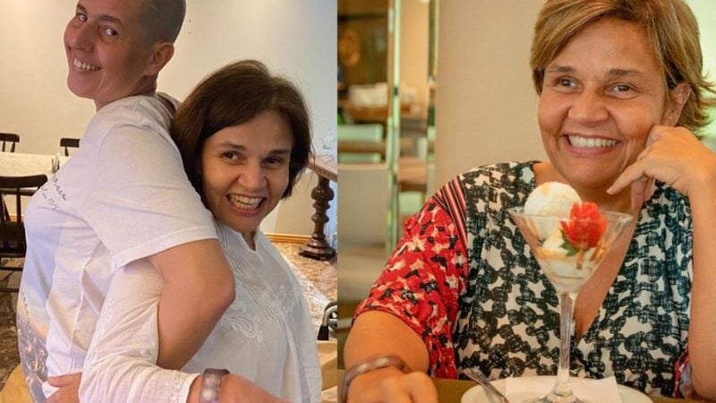 Claudia Rodrigues pede ex-empresária em casamento pelas redes: VÍDEO