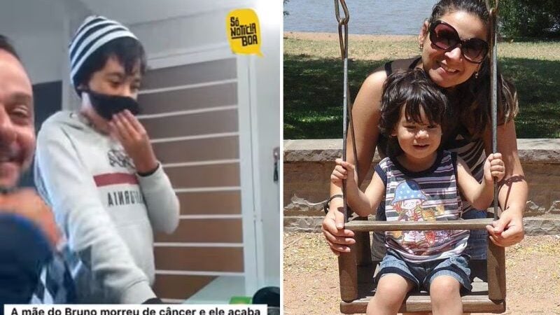Pai solo adota filho da ex-esposa que morreu de câncer e surpresa emociona: VÍDEO