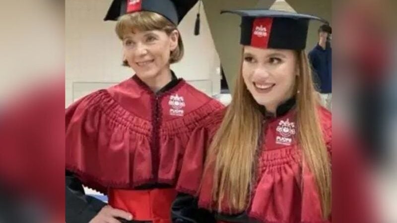 Mãe decide estudar com a filha com paralisia e as duas se formam em Direito