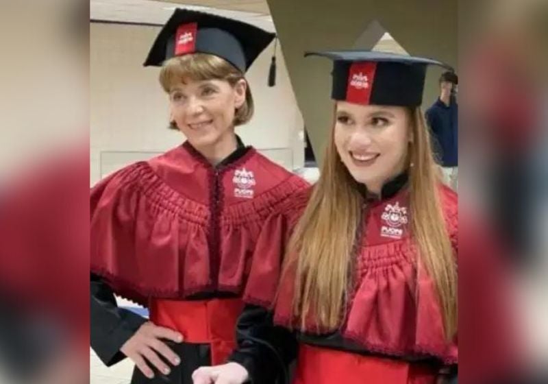 Mãe decide estudar com a filha com paralisia e as duas se formam em Direito