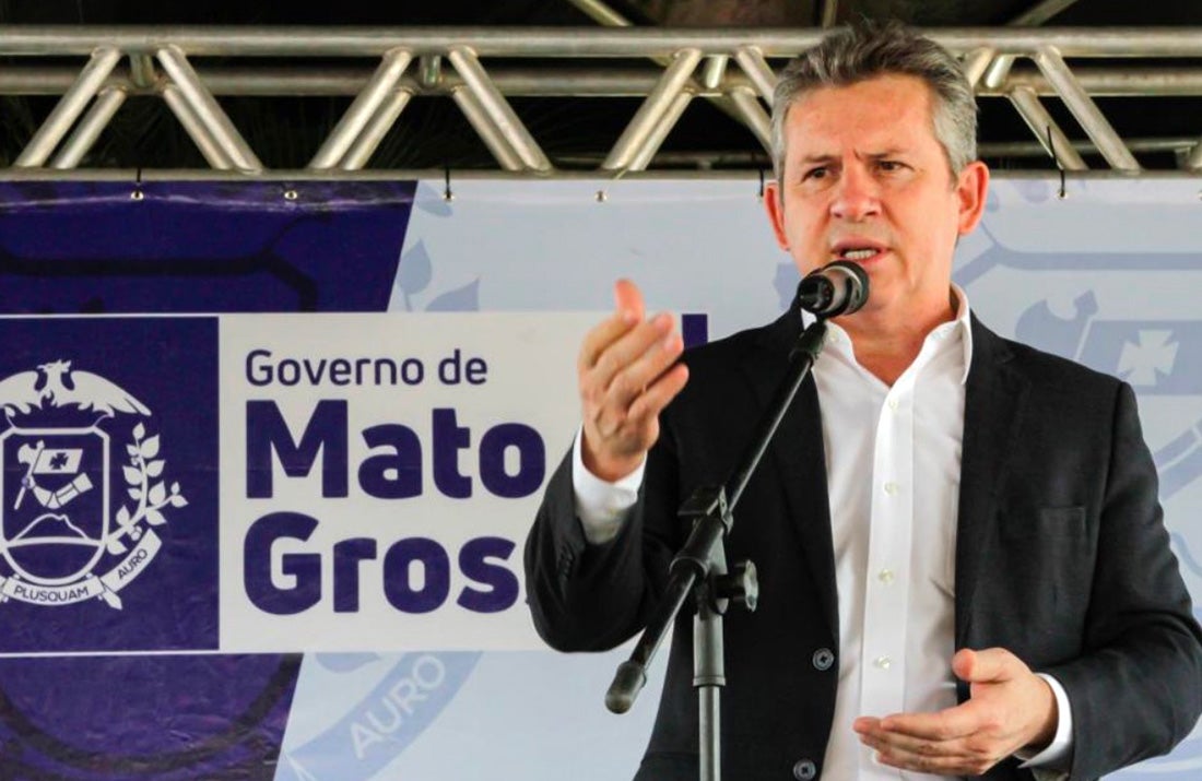 Governo do Estado entrega 172 veículos, 181 armas, 110 drones para a polícia de Mato Grosso