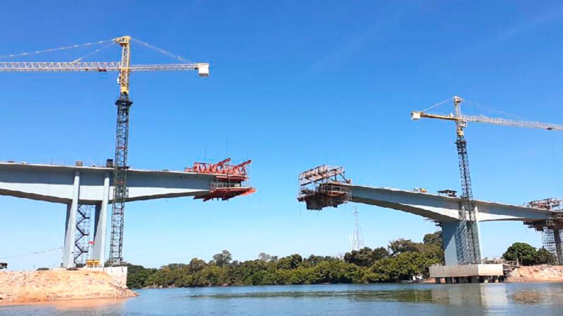 Maior ponte de concreto em Mato Grosso fica pronta em dois meses