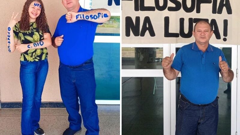 Pai e filha passam juntos em universidade pública: “Realizando sonho aos 50 anos”