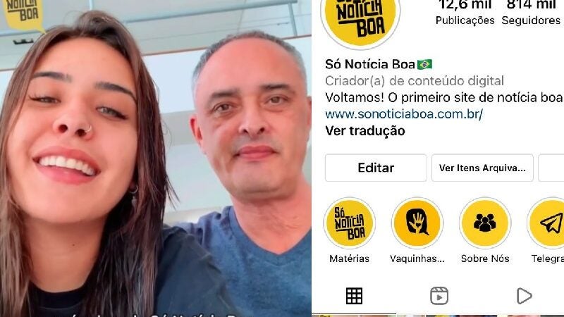 Instagram devolve perfil original do Só Notícia Boa após 5 meses