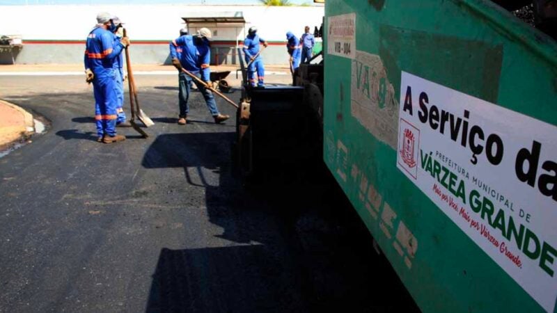 Várzea Grande: Kalil quer concluir ano com 95 km de ‘asfalto novo’