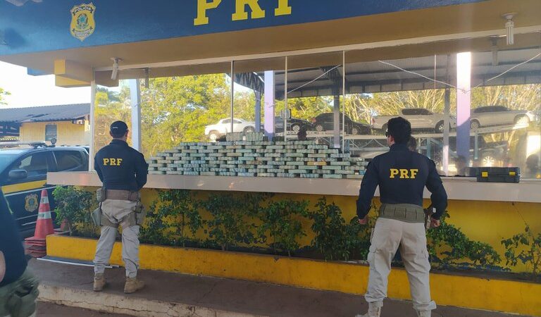PRF apreende droga avaliada em mais de 12 milhões de reais