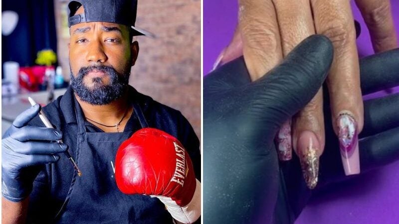 Ex-boxeador é sucesso fazendo unhas no ES: “Fiz cursos e hoje atendo clientes”