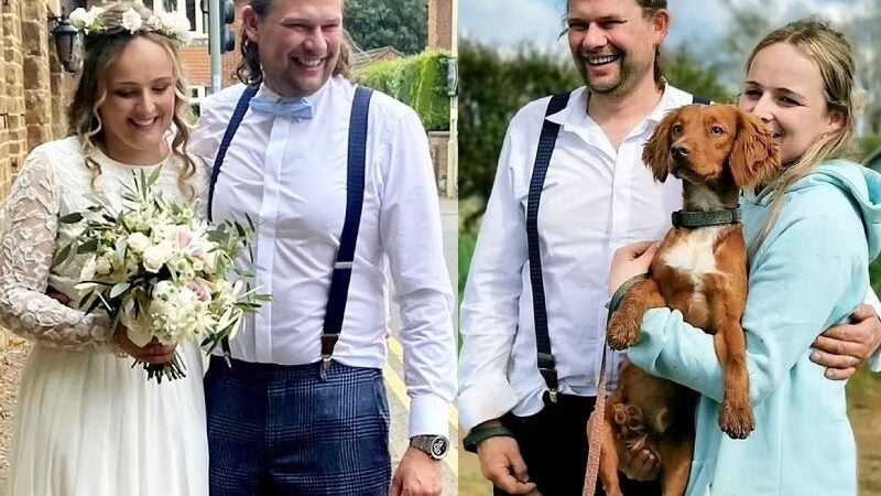 Noivos deixam casamento e vão procurar cão desaparecido: amor!
