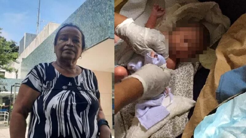 Técnica de enfermagem resgata e salva bebê jogado no lixo na BA