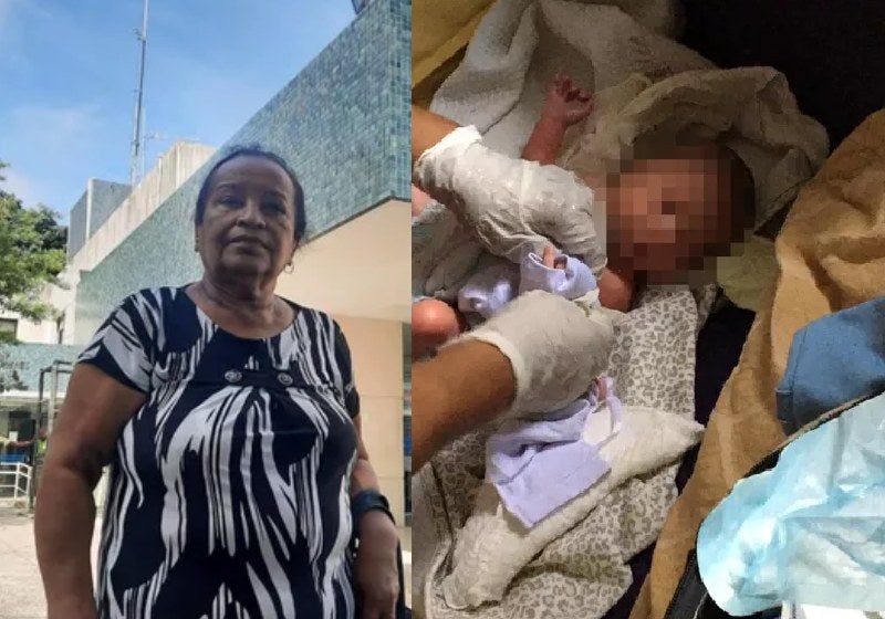 Técnica de enfermagem resgata e salva bebê jogado no lixo na BA