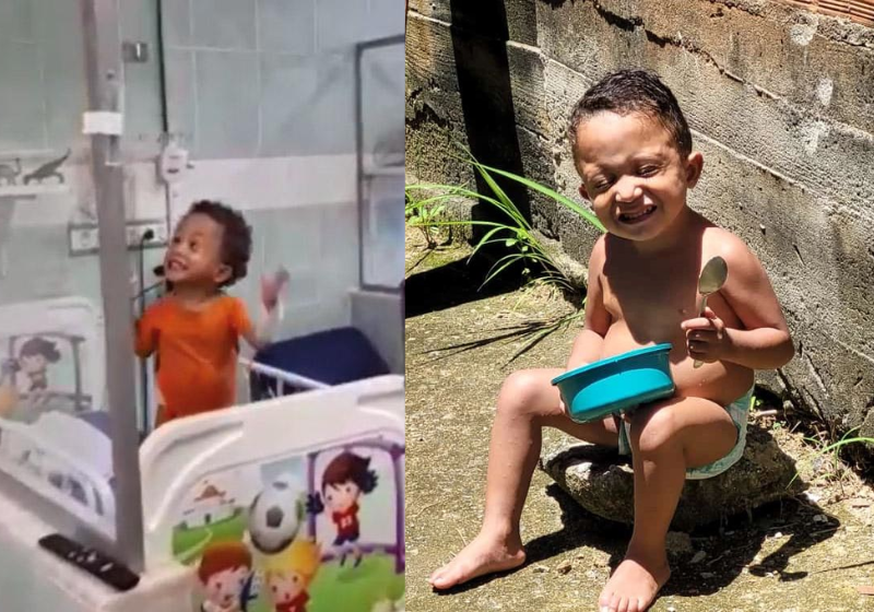 Veja como está o bebê fã do Péricles após vaquinha e tratamento
