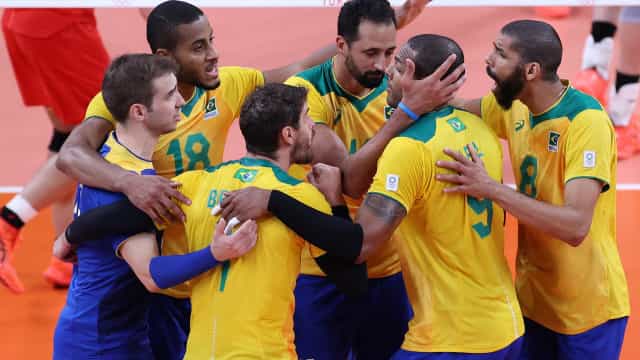 Em amistoso de 5 sets, seleção masculina de vôlei derrota Japão em Taguatinga