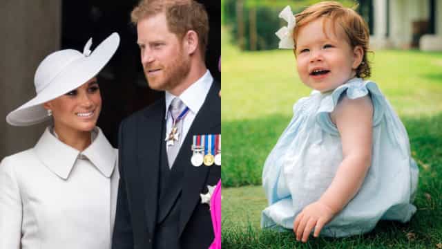 Veja o bolo do primeiro aniversário da filha de Harry e Meghan Markle