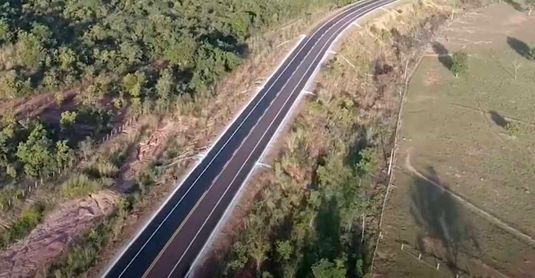 Governador entrega asfalto novo e pontes no Araguaia e a define como ‘região do progresso’