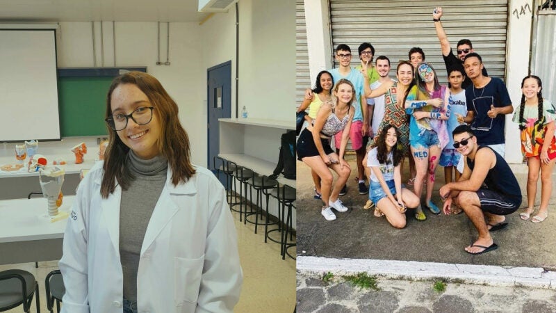 Motivada pela irmã, jovem passa em Medicina estudando com aplicativo