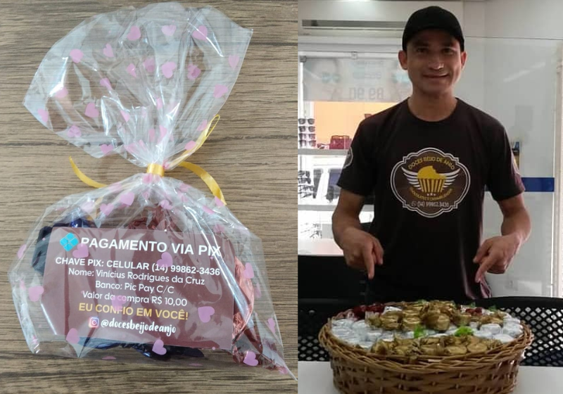 Vendedor de chocolates aposta na honestidade, vende fiado por Pix e aumenta faturamento
